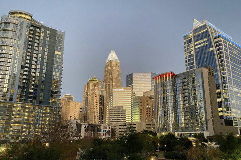 Uptown Charlotte at Dusk